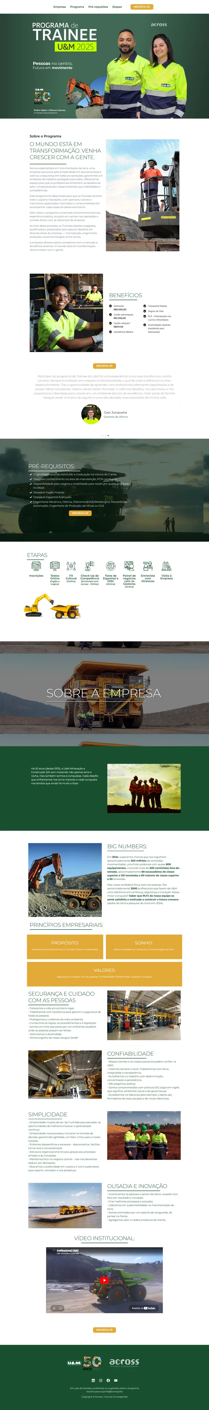 Landing page U&M