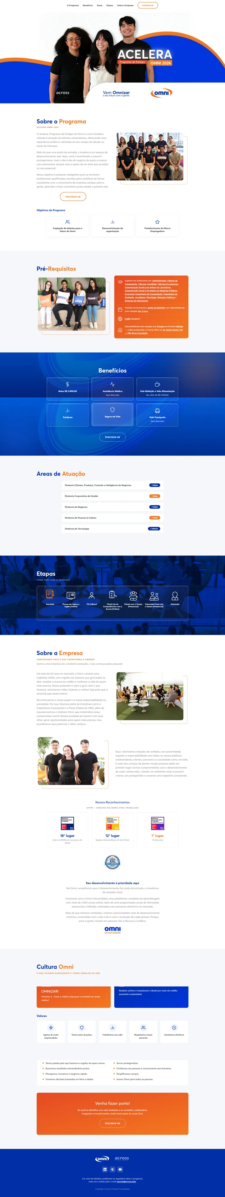 Landing page Omni